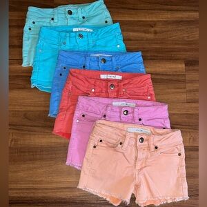 Joe’s Jeans Bundle - 6 pairs of girl’s denim shorts - size 7